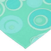ビッグBubblegumバブルいたるところでティール（緑がかった色）ありがとう テーブルクロス (アングル)