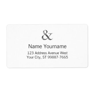 ビッグCaslonミディアムブラックレタープレス粒 ラベル