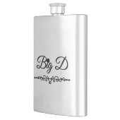 ビッグDと赤いハート フラスク (左)