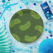 ビッグDillグリーンピックベイビーシャワー ペーパープレート (パーティー)