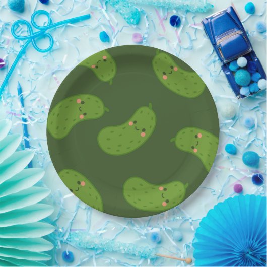 ビッグDillグリーンピックベイビーシャワー ペーパープレート (パーティー)