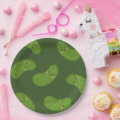 ビッグDillグリーンピックベイビーシャワー ペーパープレート (パーティー)