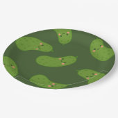 ビッグDillグリーンピックベイビーシャワー ペーパープレート (アングル)