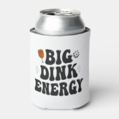 ビッグDinkエナジーおもしろいピックボールDinkingチャンピオン 缶クーラー (缶正面)