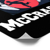 ビッグErn MccrackenキングおもしろいピンボーリングTシャツ ポスター (角)
