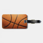 ビッグPinceオレンジ色のバスケットボール、ラゲージタグ ラゲッジタグ (裏面横)