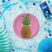 ビッグPineapple Thunder_Cove ペーパープレート (パーティー)