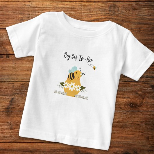 ビッグSis-to-Bee乳児&トドラーTシャツ ベビーTシャツ