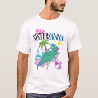 ビッグSistersaurus Tレックスシスターサウルスファミリーバカティ Tシャツ