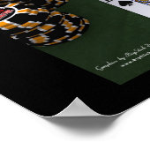 ビッグSlick -スペードw\ビッグSlick Dealerボタン ポスター (角)