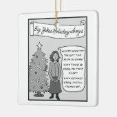 ビッグYikesオーナメント: O Tanenbaum セラミックオーナメント (左)