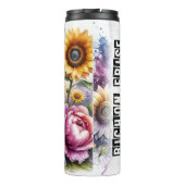 ビッコンフリーズのカラフルフローラの喜び タンブラー (裏面)