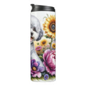 ビッコンフリーズのカラフルフローラの喜び タンブラー (回転右)