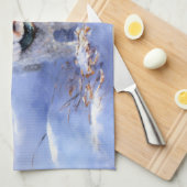 ビッコンフリーズ雪のクリスマスを許す キッチンタオル (四つ折り)