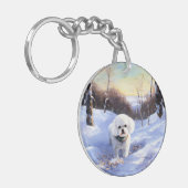 ビッコンフリーズ雪のクリスマスを許す キーホルダー (正面左)