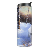 ビッコンフリーズ雪のクリスマスを許す タンブラー (回転左)