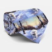 ビッコンフリーズ雪のクリスマスを許す ネクタイ (ロール)