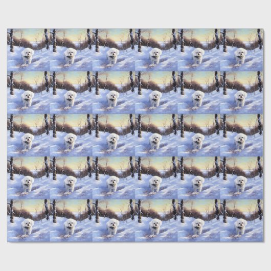 ビッコンフリーズ雪のクリスマスを許す ラッピングペーパー (フラット)