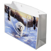 ビッコンフリーズ雪のクリスマスを許す ラージペーパーバッグ (裏面アングル)