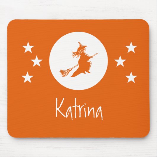 ビッチングハロウィーンマウスパッドオレンジ マウスパッド (正面)