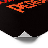 ビッチング不気味ハパーソナライズされたロウィーンデコル ポスター (角)