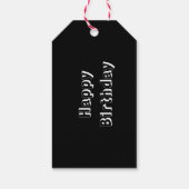 ビットとピース – シュールパズル顔ギフトラベル ギフトタグ (裏面)