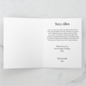 ビットとピース – 超現実的パズル顔グリーティング カード (内部)