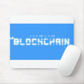 ビットグリッチブロックチェーン マウスパッド (マウス)