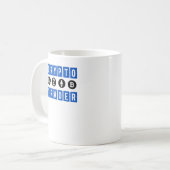 ビットコインおよび暗号通貨暗号トレーダー コーヒーマグカップ (正面左)