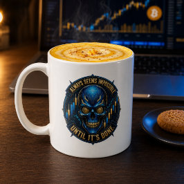 ビットコインが出来るまでいつも不可能に思える コーヒーマグカップ