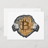 ビットコインすごいヒーロー 案内ポストカード (正面/裏面)