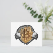 ビットコインすごいヒーロー 案内ポストカード (スタンド正面)