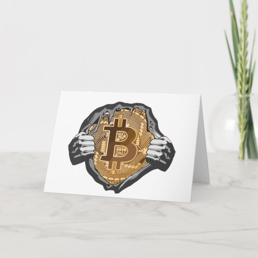 ビットコインすごいヒーロー 案内状 (正面)