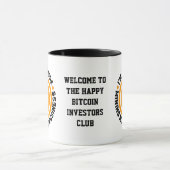 ビットコインでマイニング中 JUST MINING MY OWN BUSINESS 楽しいビットコイ マグカップ (中央)