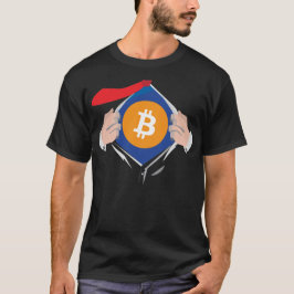 ビットコインで超パワーアップ！Tシャツ Tシャツ