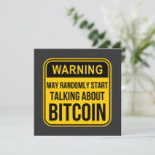 ビットコインについて突然話し始めるかもしれない 招待状 (スタンド正面)