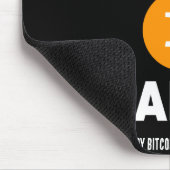 ビットコインに悩むな幸せになれ マウスパッド (コーナー)