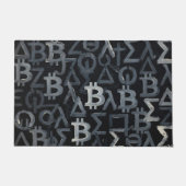 ビットコインのシンボル (スタイル: 12) ドアマット (正面)