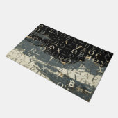 ビットコインのシンボル (スタイル: 14) ドアマット (アングル)