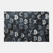 ビットコインのシンボル (スタイル: 7) ドアマット (正面)