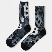 ビットコインのシンボル (スタイル: A) ソックス (左)