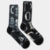 ビットコインのシンボル (スタイル: C) ソックス (右)