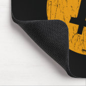 ビットコインのデジタル通貨コインのブロックチェーンフィン マウスパッド (コーナー)