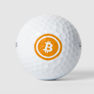 ビットコインのロゴシンボル暗号ゴルフボール ゴルフボール