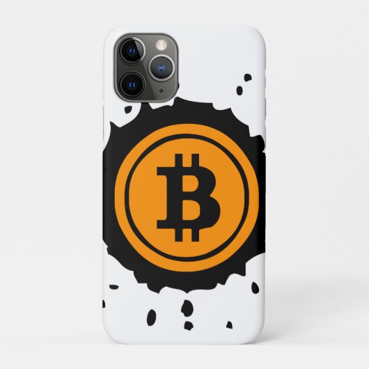 ビットコインのロゴ暗号通貨 Case-Mate iPhoneケース (裏)