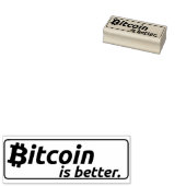 ビットコインの方が良い – ウッドアートスタンプ – マネースタンプ ラバースタンプ (押印)
