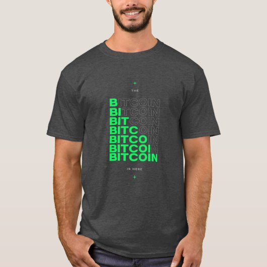 ビットコインはここにある Tシャツ (正面)