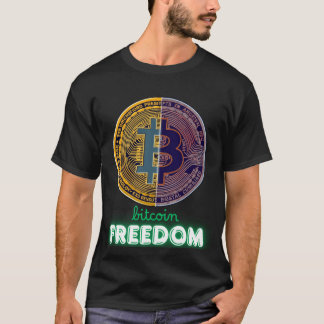 ビットコインは自由 Tシャツ