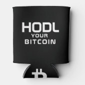 ビットコインを持ち帰る 缶クーラー (正面)