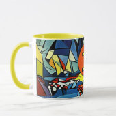 ビットコインアート マグカップ (左)